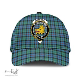 Scottish Campbell of Cawdor Ancient Clan Tartan Tartan Cap - Crest Classic Scottish Plaid Tartan Plaid
