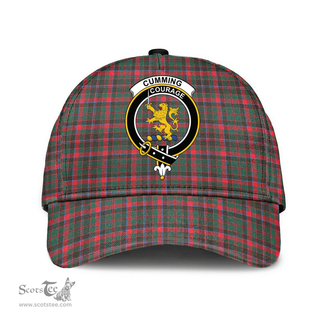 Scottish Cumming Hunting Modern Clan Tartan Tartan Cap - Crest Classic Scottish Plaid Tartan Plaid
