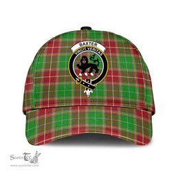 Scottish Baxter Modern Clan Tartan Tartan Cap - Crest Classic Scottish Plaid Tartan Plaid