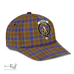 Scottish Balfour Modern Clan Tartan Tartan Cap - Crest Classic Scottish Plaid Tartan Plaid
