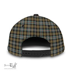 Scottish Farquharson Weathered Clan Tartan Tartan Cap - Crest Classic Scottish Plaid Tartan Plaid