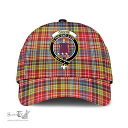 Scottish Ogilvie of Airlie Ancient Clan Tartan Tartan Cap - Crest Classic Scottish Plaid Tartan Plaid