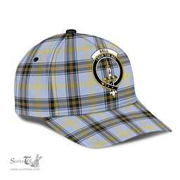 Scottish Bell of the Borders Clan Tartan Tartan Cap - Crest Classic Scottish Plaid Tartan Plaid