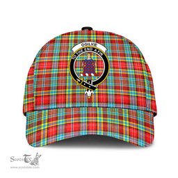Scottish Ogilvie Clan Tartan Tartan Cap - Crest Classic Scottish Plaid Tartan Plaid