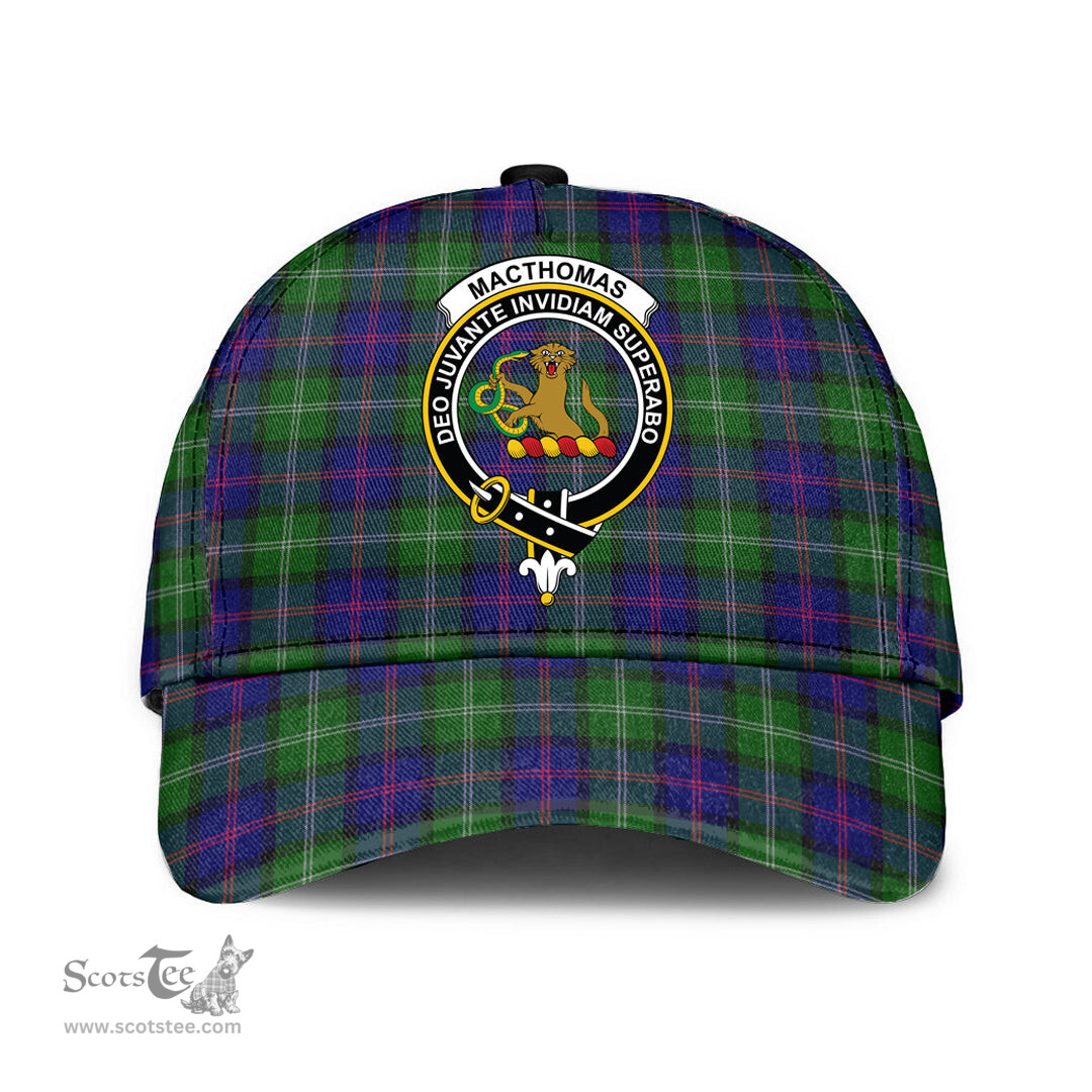 Scottish MacThomas Modern Clan Tartan Tartan Cap - Crest Classic Scottish Plaid Tartan Plaid