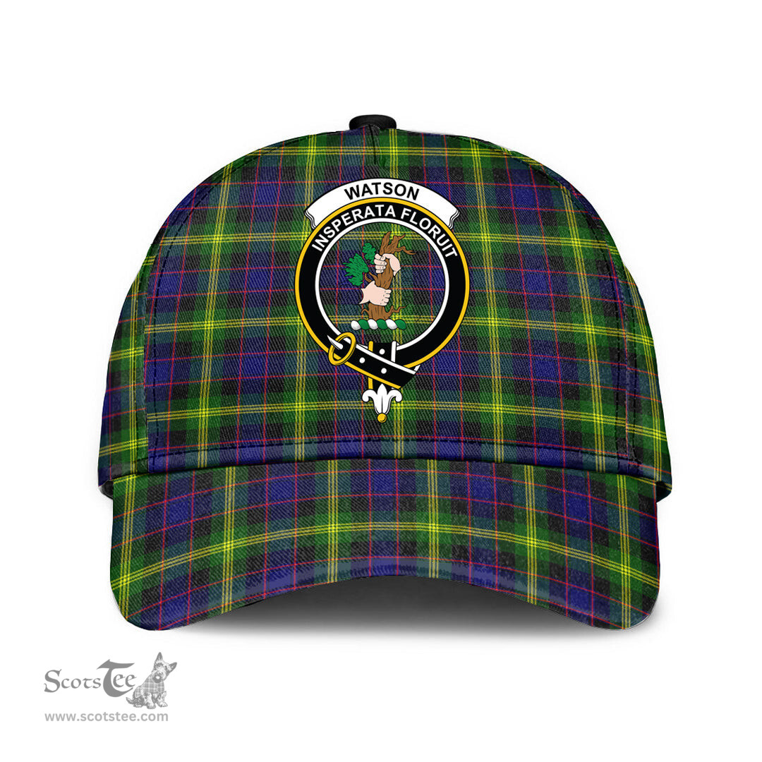 Scottish Watson Modern Clan Tartan Tartan Cap - Crest Classic Scottish Plaid Tartan Plaid