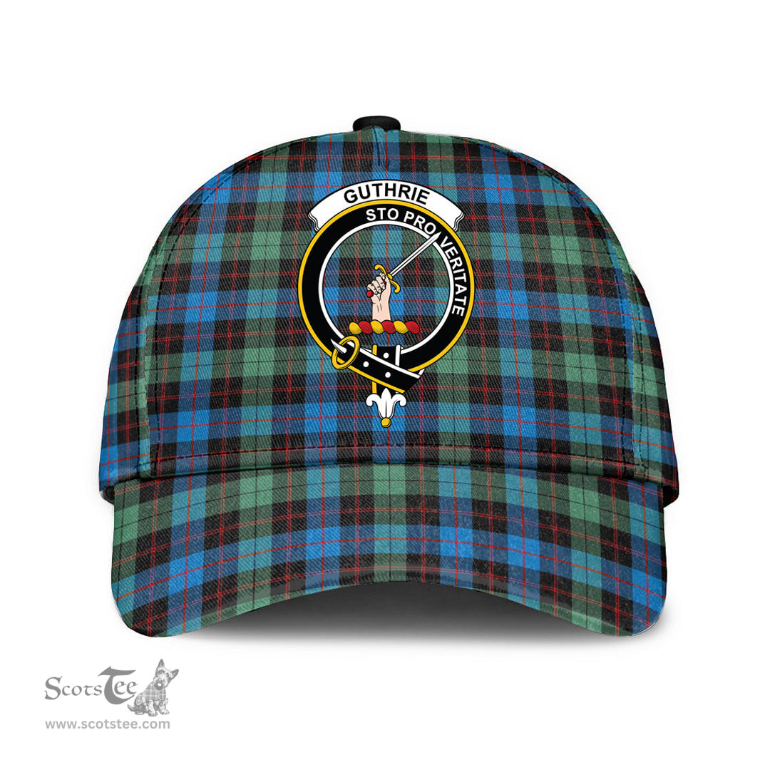Scottish Guthrie Ancient Clan Tartan Tartan Cap - Crest Classic Scottish Plaid Tartan Plaid