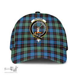Scottish Guthrie Ancient Clan Tartan Tartan Cap - Crest Classic Scottish Plaid Tartan Plaid
