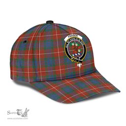 Scottish Fraser Ancient Clan Tartan Tartan Cap - Crest Classic Scottish Plaid Tartan Plaid