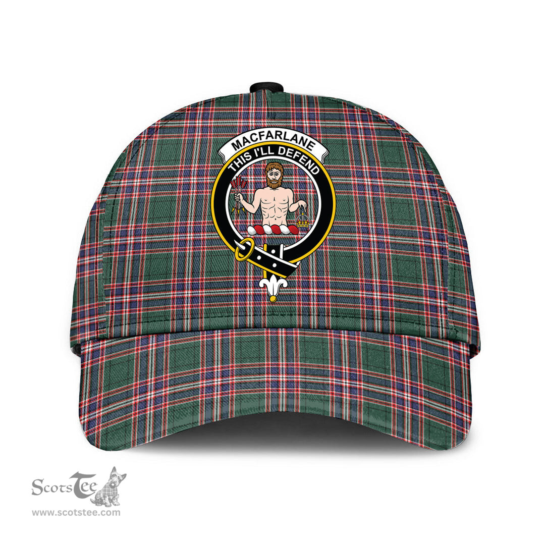 Scottish MacFarlane Hunting Modern Clan Tartan Tartan Cap - Crest Classic Scottish Plaid Tartan Plaid