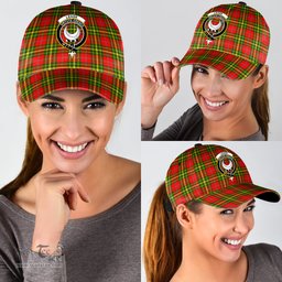 Scottish Leask Clan Tartan Tartan Cap - Crest Classic Scottish Plaid Tartan Plaid