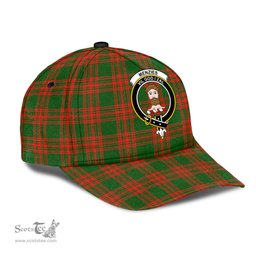 Scottish Menzies Green Modern Clan Tartan Tartan Cap - Crest Classic Scottish Plaid Tartan Plaid