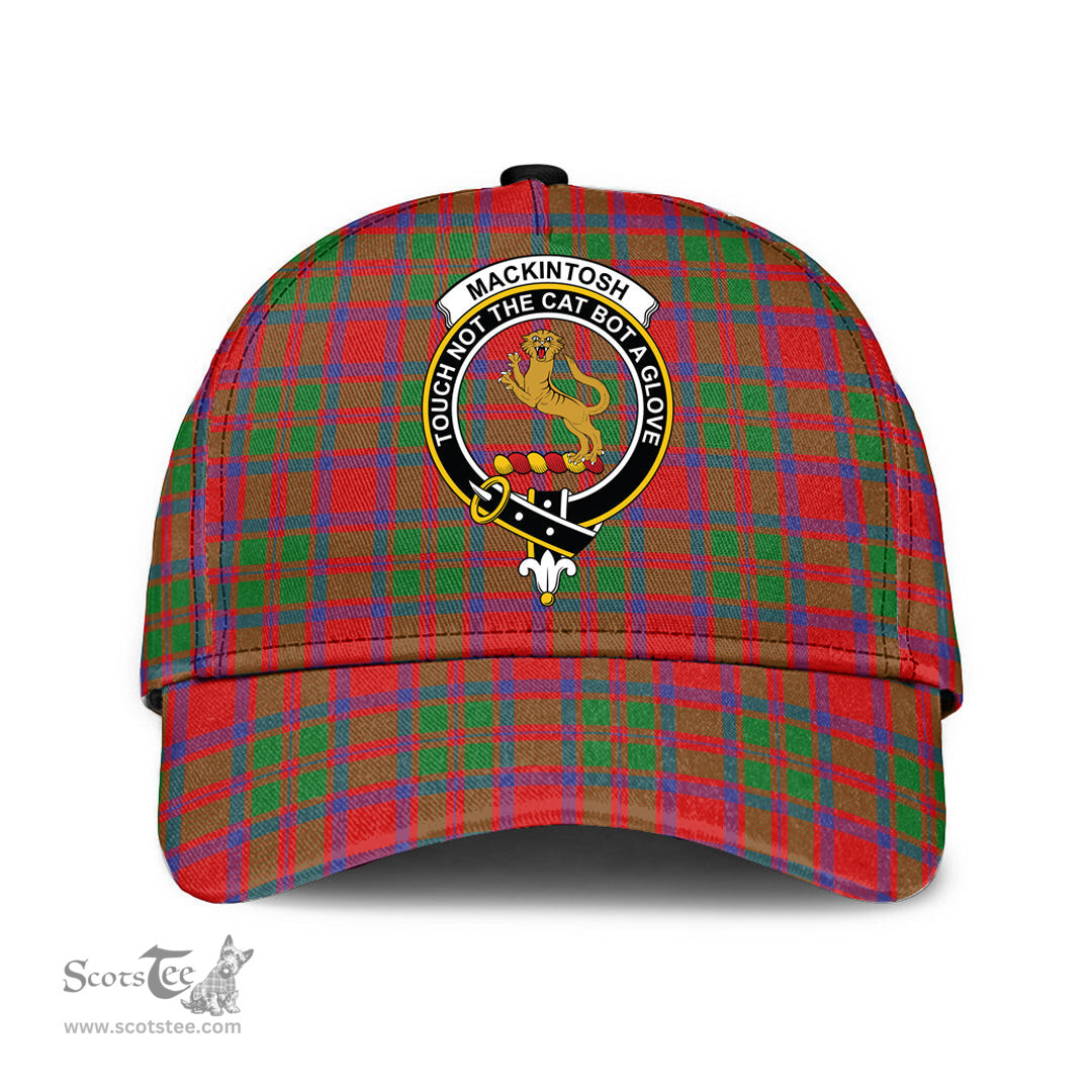 Scottish MacKintosh Modern Clan Tartan Tartan Cap - Crest Classic Scottish Plaid Tartan Plaid