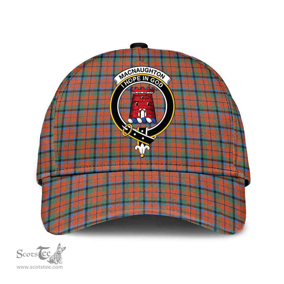 Scottish MacNaughton Ancient Clan Tartan Tartan Cap - Crest Classic Scottish Plaid Tartan Plaid