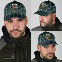 Scottish Baillie Modern Clan Tartan Tartan Cap - Crest Classic Scottish Plaid Tartan Plaid
