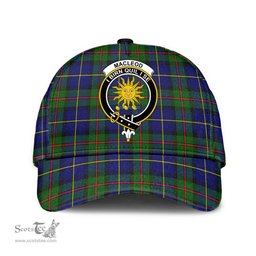 Scottish MacLeod of Harris Modern Clan Tartan Tartan Cap - Crest Classic Scottish Plaid Tartan Plaid