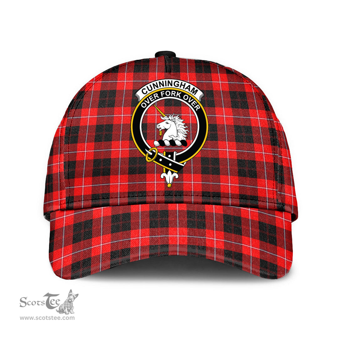 Scottish Cunningham Modern Clan Tartan Tartan Cap - Crest Classic Scottish Plaid Tartan Plaid