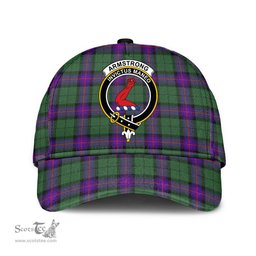 Scottish Armstrong Modern Clan Tartan Tartan Cap - Crest Classic Scottish Plaid Tartan Plaid