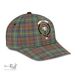 Scottish Shaw Green Modern Clan Tartan Tartan Cap - Crest Classic Scottish Plaid Tartan Plaid