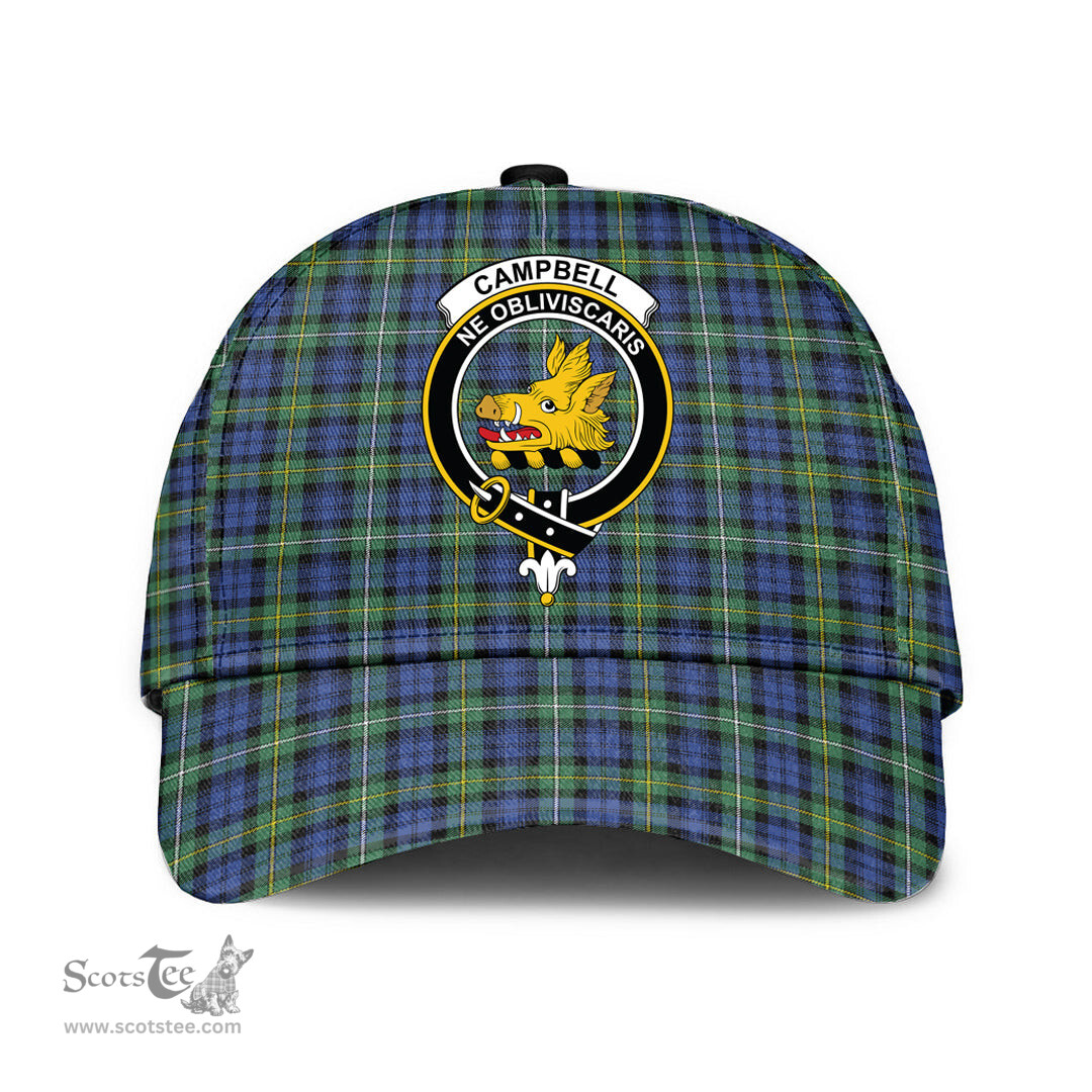 Scottish Campbell Argyll Ancient Clan Tartan Tartan Cap - Crest Classic Scottish Plaid Tartan Plaid
