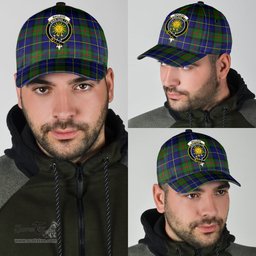 Scottish MacLeod of Harris Modern Clan Tartan Tartan Cap - Crest Classic Scottish Plaid Tartan Plaid