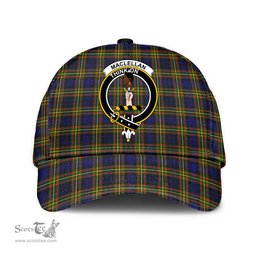 Scottish MacLellan Modern Clan Tartan Tartan Cap - Crest Classic Scottish Plaid Tartan Plaid