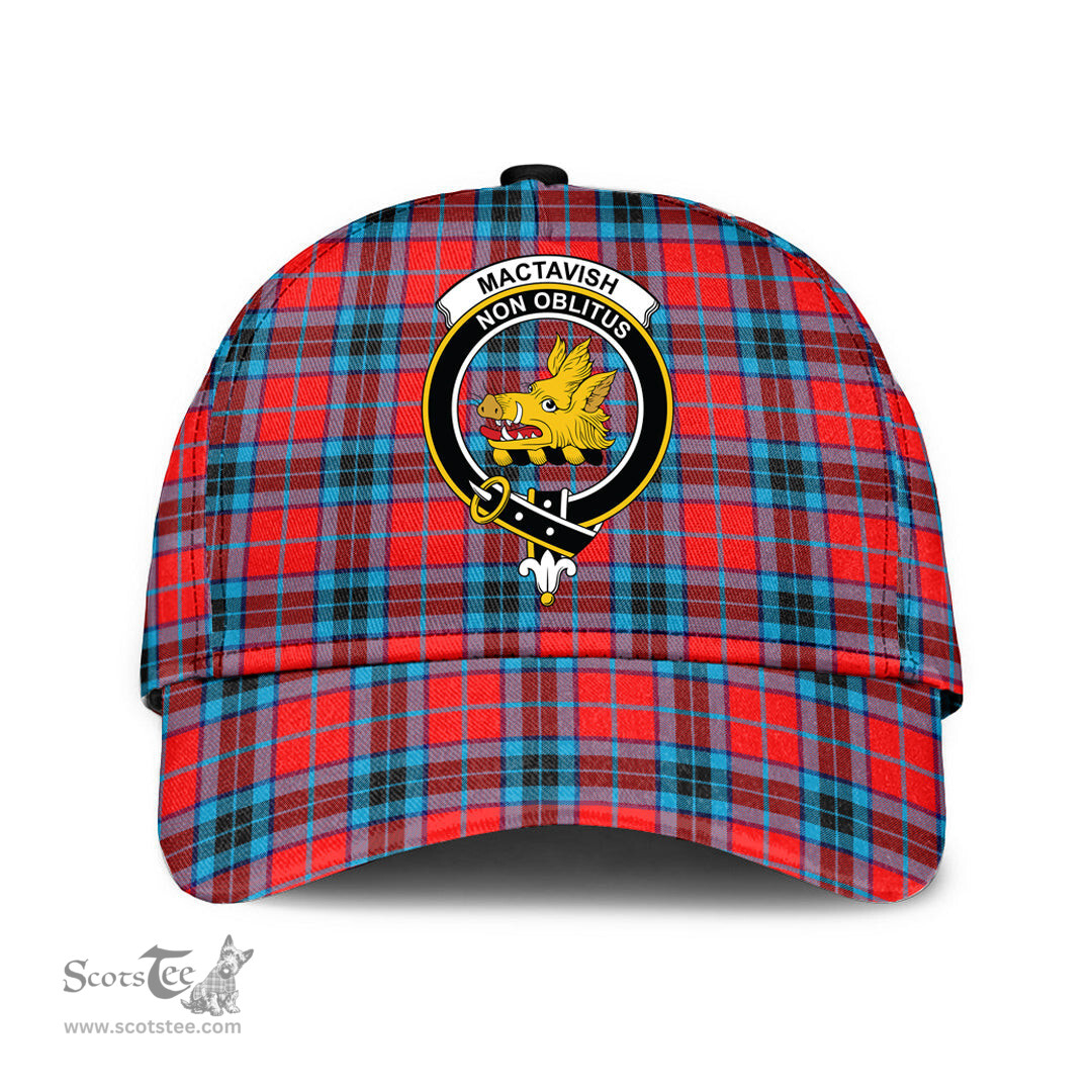 Scottish MacTavish Modern Clan Tartan Tartan Cap - Crest Classic Scottish Plaid Tartan Plaid