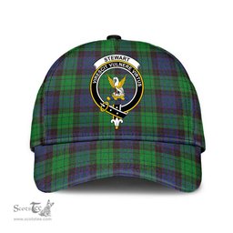 Scottish Stewart Old Modern Clan Tartan Tartan Cap - Crest Classic Scottish Plaid Tartan Plaid