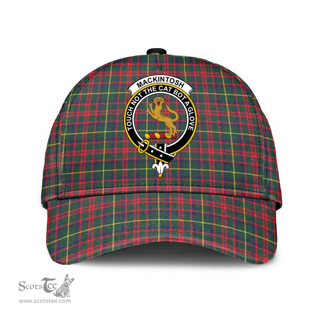 Scottish MacKintosh Hunting Modern Clan Tartan Tartan Cap - Crest Classic Scottish Plaid Tartan Plaid