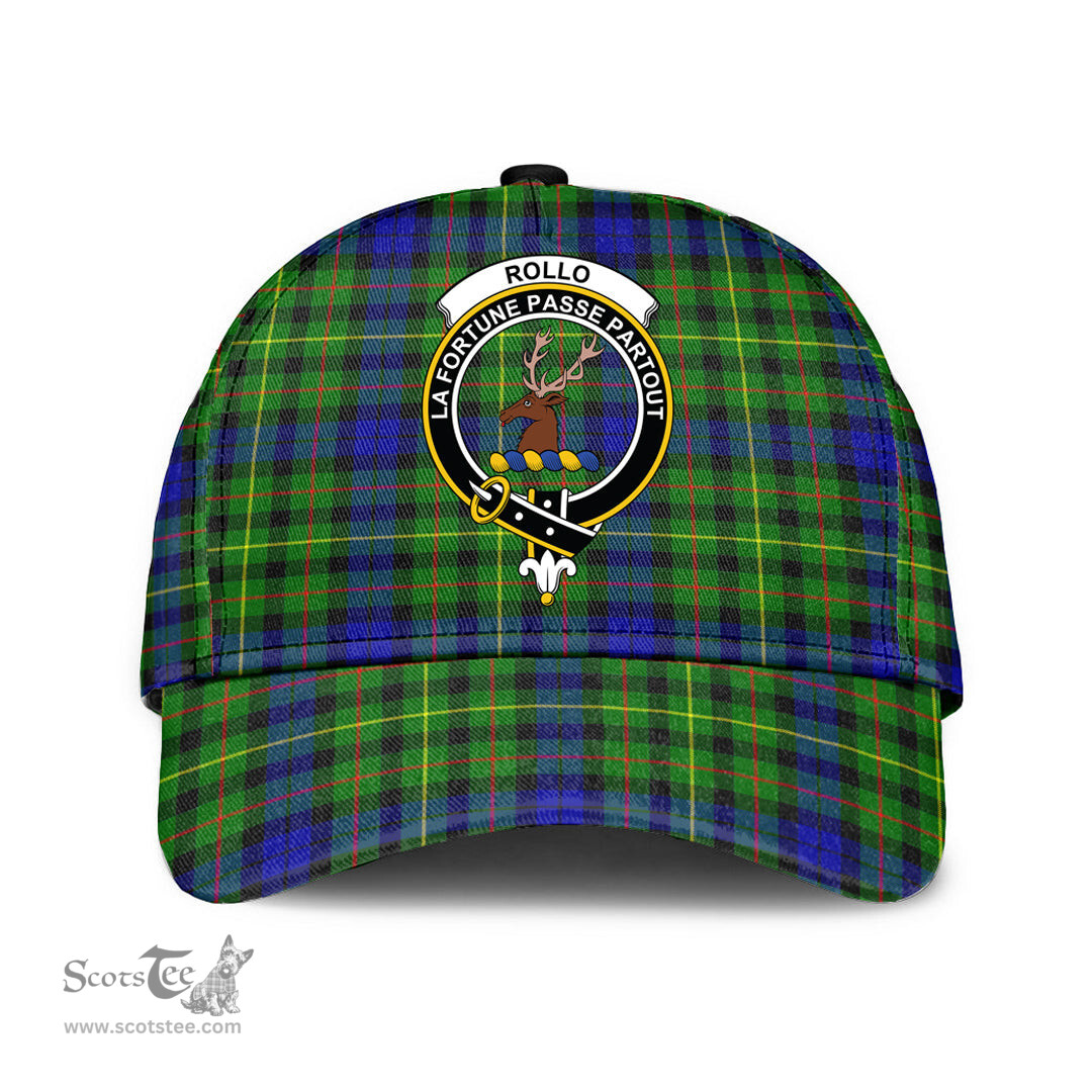Scottish Rollo Modern Clan Tartan Tartan Cap - Crest Classic Scottish Plaid Tartan Plaid