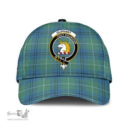 Scottish Oliphant Ancient Clan Tartan Tartan Cap - Crest Classic Scottish Plaid Tartan Plaid
