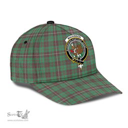 Scottish MacKinnon Hunting Ancient Clan Tartan Tartan Cap - Crest Classic Scottish Plaid Tartan Plaid
