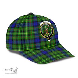 Scottish Rollo Modern Clan Tartan Tartan Cap - Crest Classic Scottish Plaid Tartan Plaid