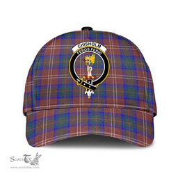 Scottish Chisholm Hunting Modern Clan Tartan Tartan Cap - Crest Classic Scottish Plaid Tartan Plaid