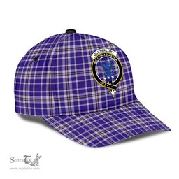 Scottish Ochterlony Clan Tartan Tartan Cap - Crest Classic Scottish Plaid Tartan Plaid