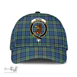 Scottish Baird Ancient Clan Tartan Tartan Cap - Crest Classic Scottish Plaid Tartan Plaid