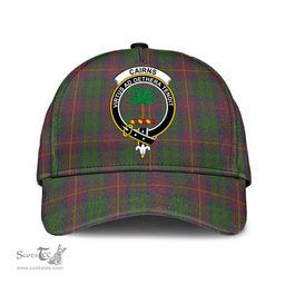 Scottish Cairns Clan Tartan Tartan Cap - Crest Classic Scottish Plaid Tartan Plaid
