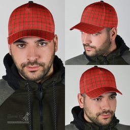 Scottish MacDonnell of Keppoch Modern Clan Tartan Tartan Cap - Classic Scottish Plaid Tartan Plaid