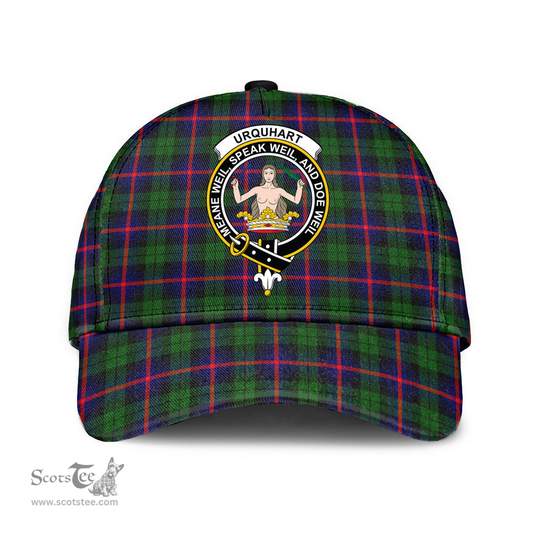 Scottish Urquhart Modern Clan Tartan Tartan Cap - Crest Classic Scottish Plaid Tartan Plaid