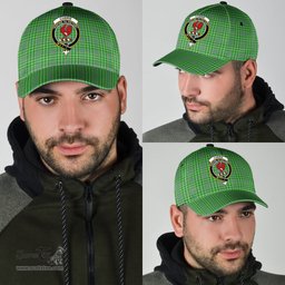 Scottish Currie Clan Tartan Tartan Cap - Crest Classic Scottish Plaid Tartan Plaid