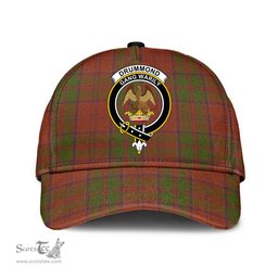 Scottish Drummond Clan Clan Tartan Tartan Cap - Crest Classic Scottish Plaid Tartan Plaid