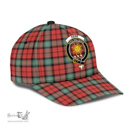 Scottish Kerr Ancient Clan Tartan Tartan Cap - Crest Classic Scottish Plaid Tartan Plaid