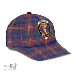 Scottish Chisholm Hunting Modern Clan Tartan Tartan Cap - Crest Classic Scottish Plaid Tartan Plaid