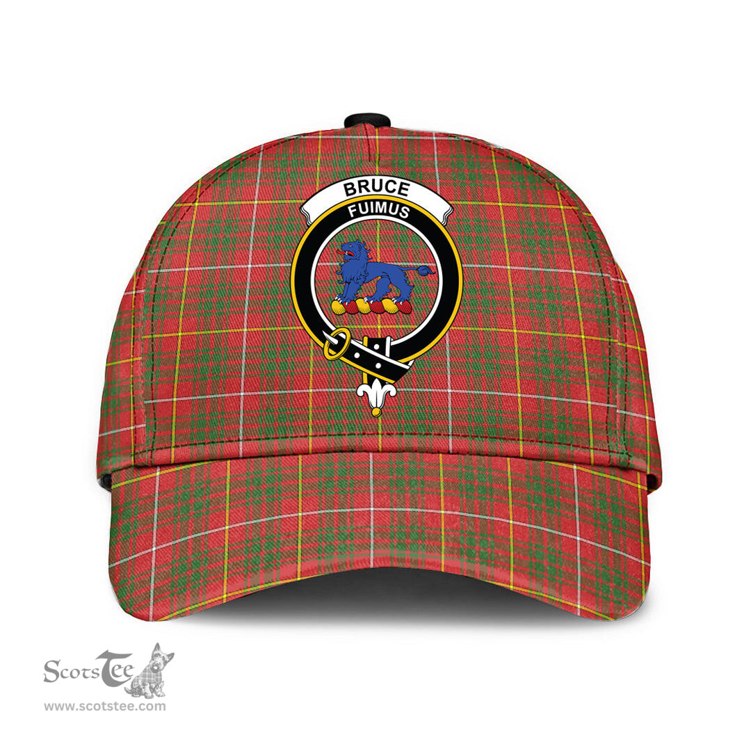 Scottish Bruce Modern Clan Tartan Tartan Cap - Crest Classic Scottish Plaid Tartan Plaid