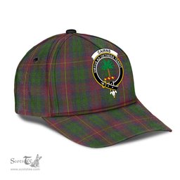 Scottish Cairns Clan Tartan Tartan Cap - Crest Classic Scottish Plaid Tartan Plaid