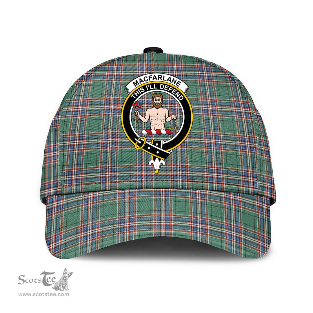 Scottish MacFarlane Hunting Ancient Clan Tartan Tartan Cap - Crest Classic Scottish Plaid Tartan Plaid