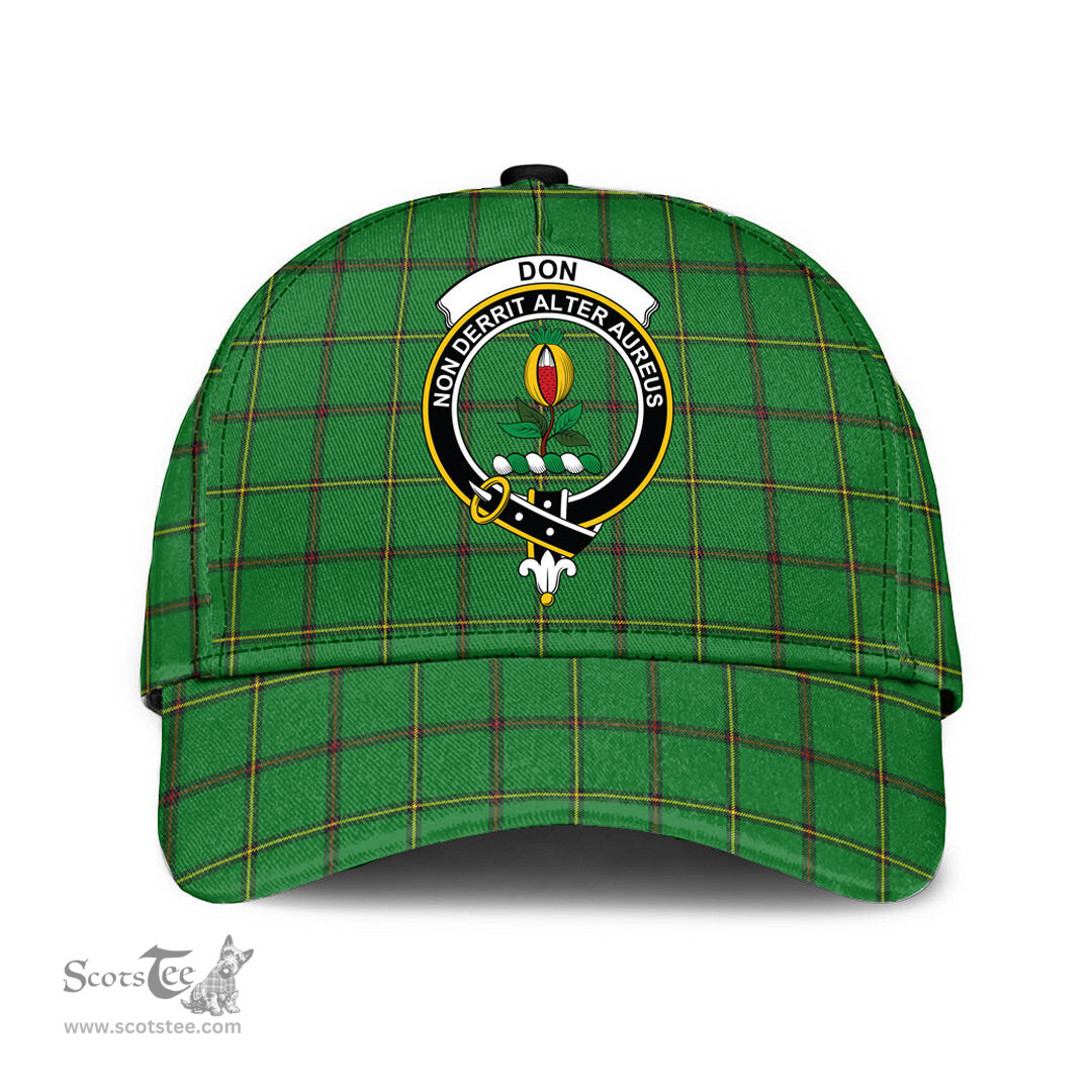 Scottish Don _Tribe of Mar Clan Tartan Tartan Cap - Crest Classic Scottish Plaid Tartan Plaid
