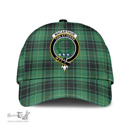 Scottish MacArthur Ancient Clan Tartan Tartan Cap - Crest Classic Scottish Plaid Tartan Plaid