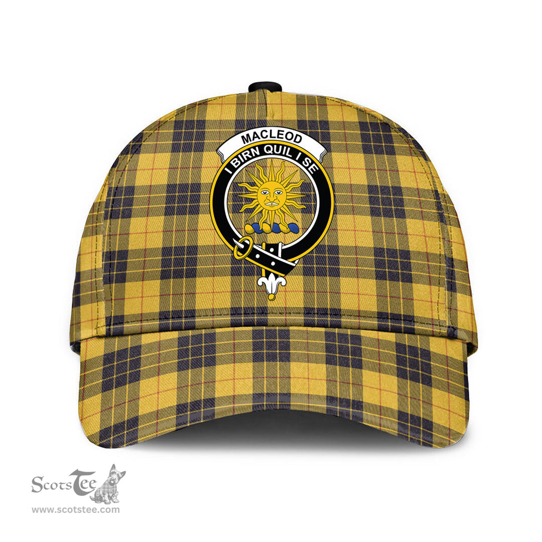 Scottish MacLeod of Lewis Ancient Clan Tartan Tartan Cap - Crest Classic Scottish Plaid Tartan Plaid