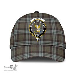 Scottish Stewart Old Weathered Clan Tartan Tartan Cap - Crest Classic Scottish Plaid Tartan Plaid